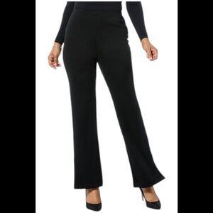 LB70 by Lloyd Boston Twill Glimmer MidRise Flare Pant Black - Regular